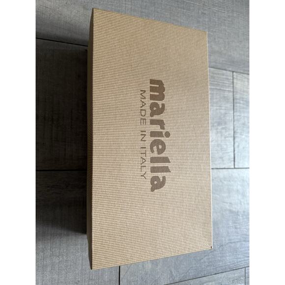 Mariella Sandals Made In Italy, Rose Gold Size 9.5M Strappy Blingy Pink Gorgeous - Picture 2 of 6